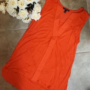 Banana Republic High Low V Neck Top, S